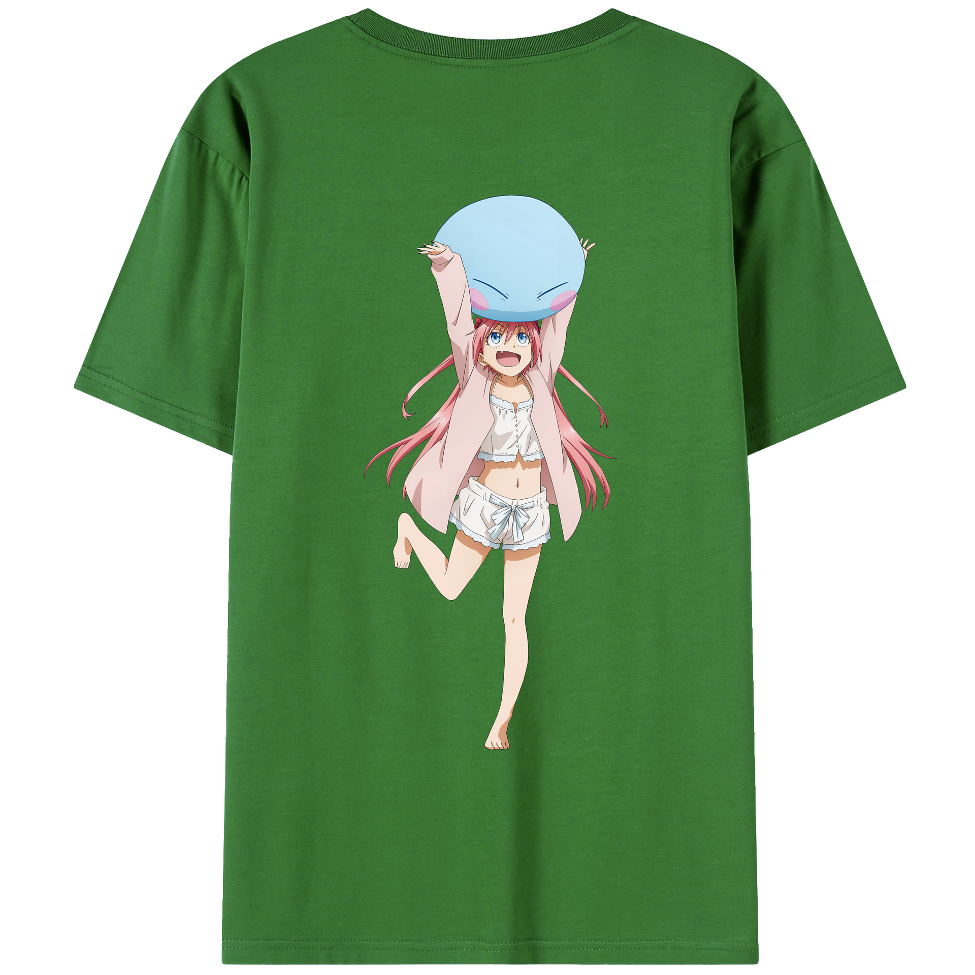 （画像用） 転スラ Regarding Reincarnated to Slime レディース半袖Tシャツ(バックプリント)